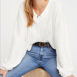 FREE PEOPLE BEACH SOHO THROW TOP